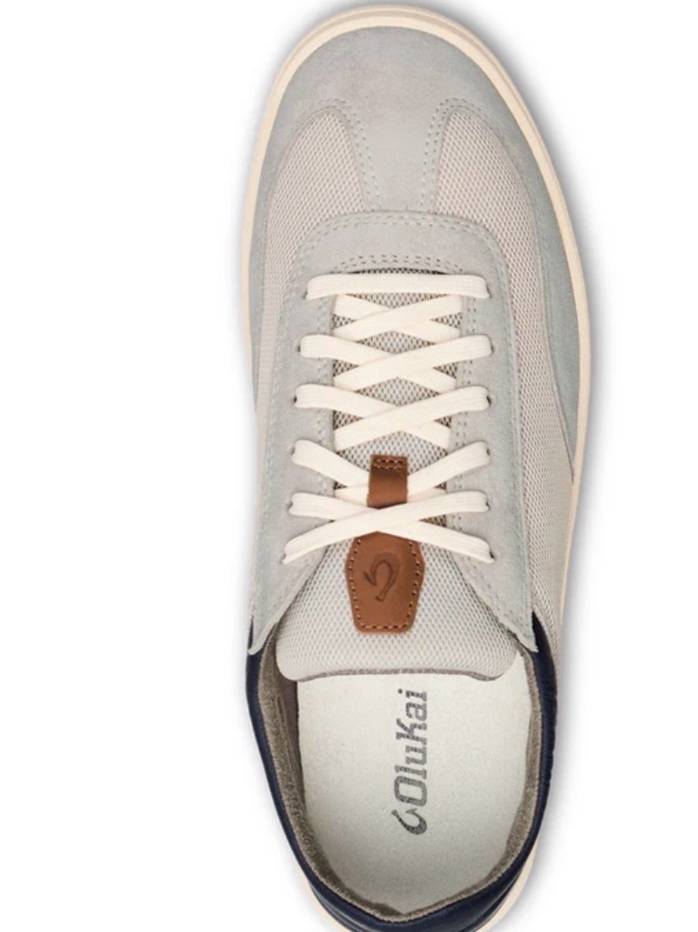 OluKai Punini Lace Up Sneaker (Men) - Vapor/Trench Blue NWT size 12